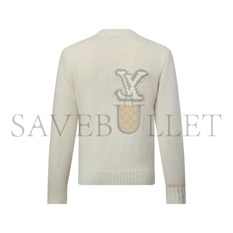 l0vis Vvtt0n lv intarsia crewneck 1aiwej